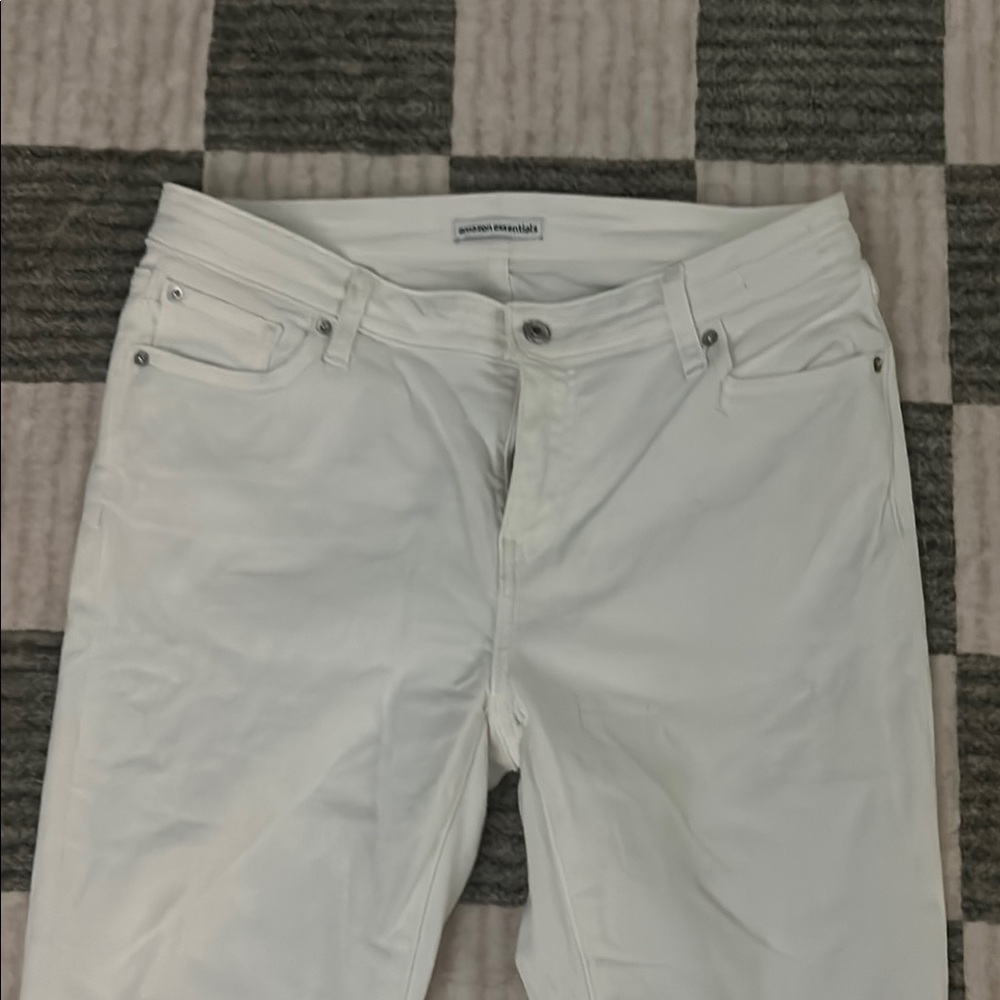 Hudson Jeans White Skinny Denim